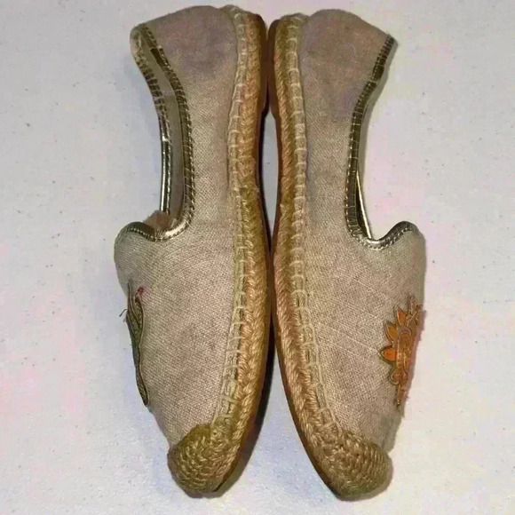 EUC G.H. Bass & Co Cactus Sun Summer Espadrille Loafer Flats Size 8.5 - Picture 5 of 8